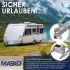 MASKO® Serrure de remorque, cadenas numérique à code de 4 Voir les images du produit 4