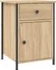 vidaXL Noční stolky 2 ks Sonoma dub 40x42x60 cm výrobek z Náhled obrázku produktu 5