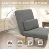 HOMCOM Schlafsessel mit Schlaffunktion, verstellbare Produktbild-Vorschau 5