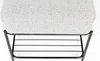 Housecraft Living Milou Sitzhocker Rechteckig Grau Produktbild-Vorschau 4