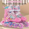 Rollschuhe Kinder verstellbar, mit Leuchtenden Rädern Produktbild-Vorschau 4