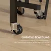 HOMCOM Esstisch, Küchentisch mit Rollen, Klapptisch für 4-6 Produktbild-Vorschau 6