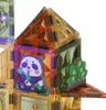 3D stavebné magnetické kocky svietiace park zvierat 90 el. Náhľad obrázku produktu 4