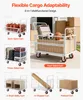 Carrello a piattaforma VEVOR con pareti a griglia, portata Anteprima dell’immagine prodotto 3