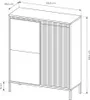 GrainGold Kommode Sorano - Kommode mit Türen - Sideboard, Produktbild-Vorschau 7