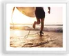 Gerahmtes Poster - Weißer Rahmen - Surfen Strand Freude - Produktbild-Vorschau 1