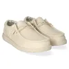 HEYDUDE Scarpe di tela Wally uomo beige 42 Anteprima dell’immagine prodotto 3