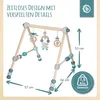 Bieco Spielbogen Baby Holz Höhenverstellbar | Baby Gym | Produktbild-Vorschau 3