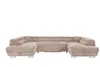 KSHOMECONCEPT Wohnlandschaft GUSTAW U mit Schlaffunktion Produktbild-Vorschau 2