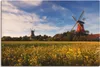 ARTland Leinwandbild Die Mühlen von Greetsiel Größe: 120x80 Produktbild-Vorschau 1