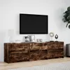 vidaXL TV skříňka s LED osvětlením kouřový dub 180x34x50 cm Náhled obrázku produktu 3