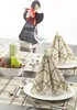 Sovie HORECA Weihnachtsserviette Tim in Braun-Grün aus Produktbild-Vorschau 3