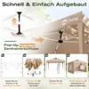 Sekey Faltpavillon 3x3 m Pop Up Gartenpavillon wasserdicht Produktbild-Vorschau 4