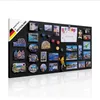 banjado tablica magnetyczna czarna 78x37cm duża tablica Podgląd zdjęcia produktu 1