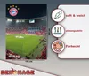A football stadium with a large crowd and a FC Bayern München logo. Anteprima dell’immagine prodotto