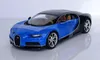 Bburago 1:18 Plus Bugatti Chiron modrá Podgląd zdjęcia produktu 34
