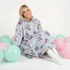 Bardzo Miękki Szlafrok Kocobluza Lazy Robe Szare Koty 100 Podgląd zdjęcia produktu 7