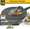 Karl Krüger SPG Pfannenspritzschutz mit Glas, schwarz, 31 Produktbild-Vorschau 4