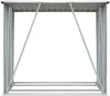 vidaXL Schowek na drewno opałowe Stal ocynkowana 163 x 83 x Podgląd zdjęcia produktu 4