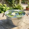 Zierteich Zinkwanne 25 L mit Griffen aus Jutekordel - 45 x Produktbild-Vorschau 7