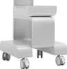 A white rolling trolley or cart with wheels, likely for salon or cosmetic use. Podgląd zdjęcia produktu