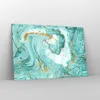 Bilder auf glas - Abstraktion blau Wasser modern - 120x80cm Produktbild-Vorschau 4