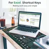 Tapis de souris Excel à touches de raccourci - Grand Voir les images du produit 4