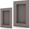 Two recessed niches of different sizes are shown against a white background. Voir les images du produit