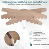 Parasol COSTWAY 270 cm, parasol de jardin à 8 baleines, Voir les images du produit 6