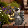 Waschbär Solarleuchte mit LED Laterne Solarlampe Produktbild-Vorschau 5