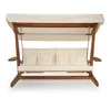 Westmann Irokoholz Hollywoodschaukel Luna 2600 Beige Produktbild-Vorschau 2