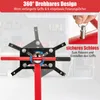 Stojan na motor COSTWAY 340 kg, zvedák motoru otočný o 360° Náhled obrázku produktu 6