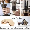 500 Stück Kaffeefilterpapier, rundes Filterpapier für Produktbild-Vorschau 5