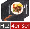 wortek Filz Platzset, 4er Set, Anthrazit - Deko - Tischset Produktbild-Vorschau 1