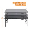 Table pliante de 125 cm, réglable en hauteur, table de Voir les images du produit 5
