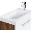 Handwaschplatz mit Hochglanz-MDF-Fronten walnuss-weiß Produktbild-Vorschau 9