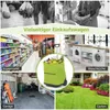 A collage of images showing different uses of a shopping trolley, including in a supermarket, laundry room, garage, and garden. Produktbild-Vorschau