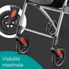 ELONEO Rollator d'appartement 54cm de large, pliable et Voir les images du produit 2