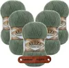 5 x ALIZE Angora Gold 180 Dark Almond mit Label Produktbild-Vorschau 1