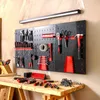 AREBOS Werkzeugwand Metall 3-teilig 117,6x59,5 cm mit Produktbild-Vorschau 2
