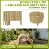 XMTECH Beeteinfassung aus Holz, Flexibler Rollzaun 40 × 200 Produktbild-Vorschau 5