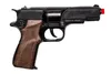 Pistolet policyjny 17 cm czarnobrązowy 8-strzałowy rewolwer Podgląd zdjęcia produktu 4