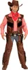 Cowboy Kostüm für Kinder - Western Outfit | Braun Größe: Produktbild-Vorschau 1