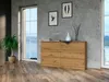 Topeshop M6 140 ARTISAN, Dąb, 6 szuf., Płyta wiórowa, Podgląd zdjęcia produktu 8
