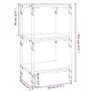 Bücherregal Grau Sonoma 40x33x70,5 cm Holzwerkstoff und Produktbild-Vorschau 9