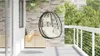 vidaXL Hängendes Ei-Stuhl Poly-Rattan 91,5 x 54,5 x 107 cm Produktbild-Vorschau 4