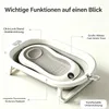 Faltbare Babybadewanne mit Badestütze und integriertem Produktbild-Vorschau 8
