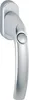 HOPPE Fenstergriff ATLANTA mit Druckknopf, Aluminium silber Produktbild-Vorschau 1