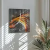 Tulup Glasuhr Wanduhr Küchenuhr Echt-Glas 30x30 cm Modern Produktbild-Vorschau 3