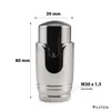 A chrome-plated thermostatic valve head with dimensions indicated. Produktbild-Vorschau
